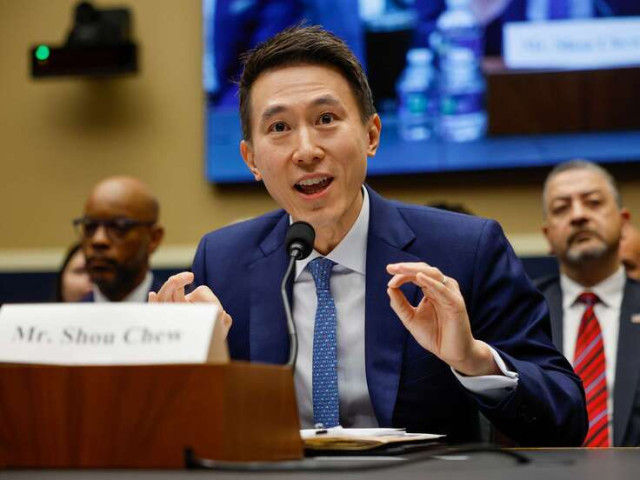 TikTok CEO Shou Zi Chew testifies before the House Energy and Commerce Committee in the Rayburn House Office Building on Capitol Hill on March 23, 2023, in Washington, DC